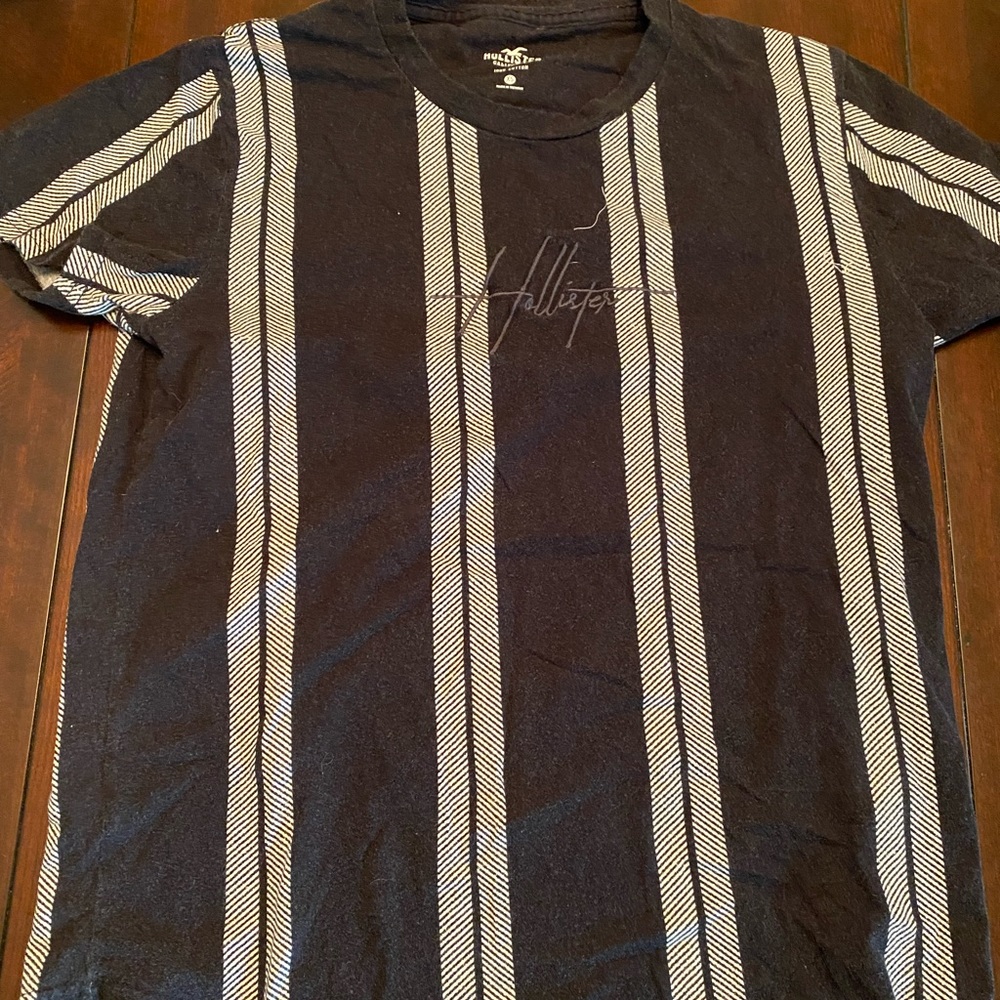 Hollister XS t-shirt, Navy striped